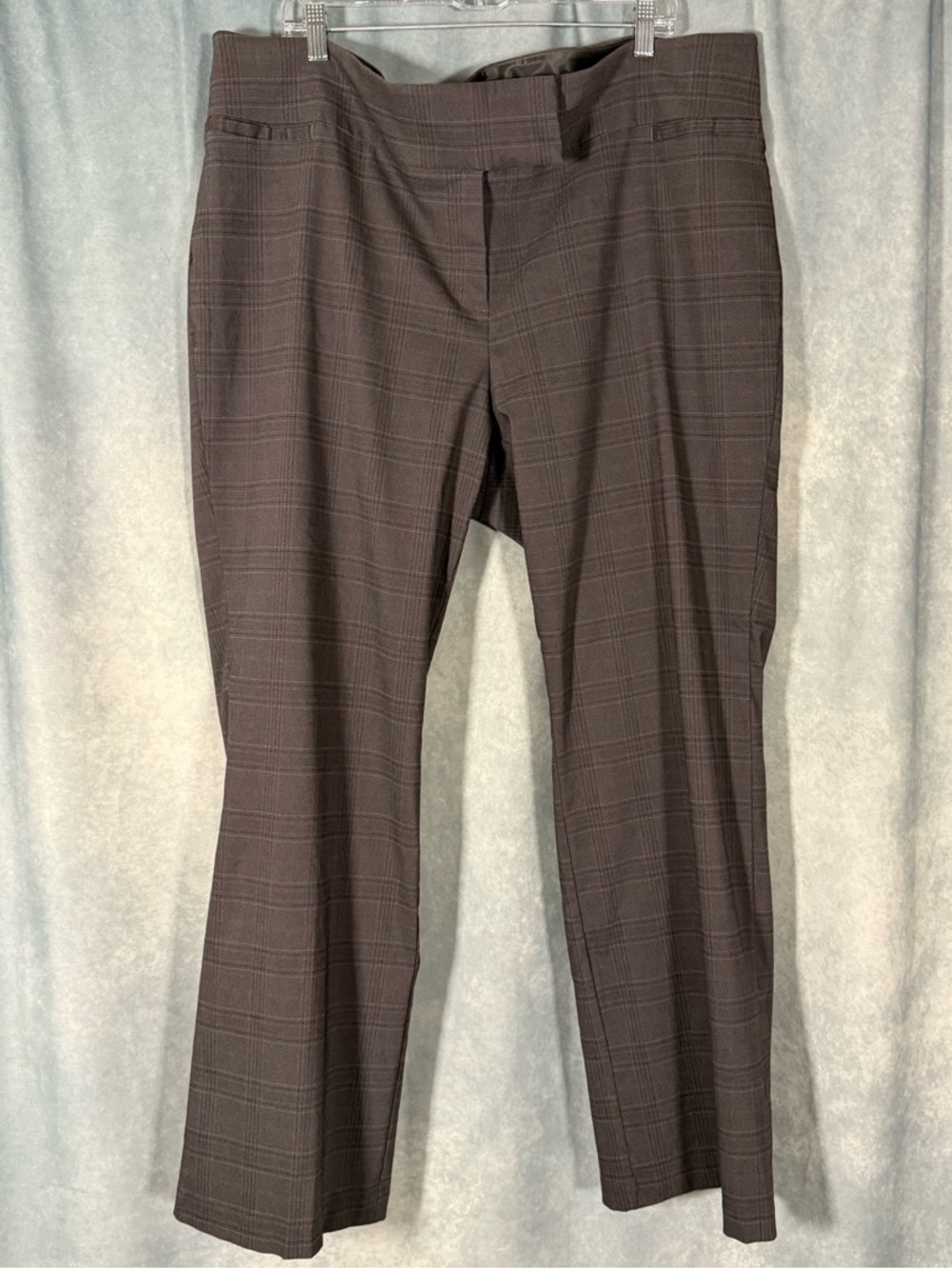 Torrid gray plaid wide leg trousers plus size 24